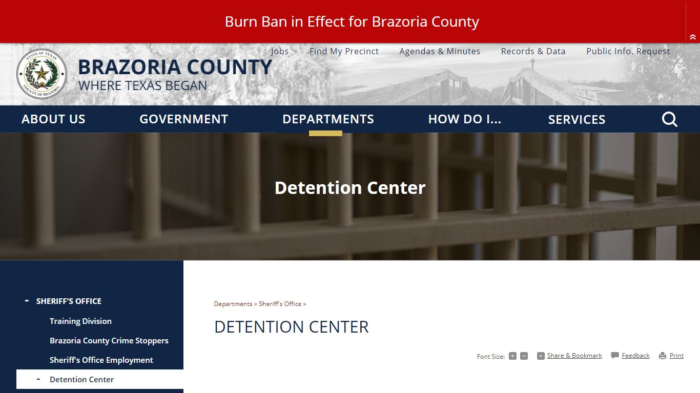 Detention Center - Brazoria County, TX